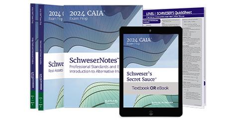 2024 CAIA Level 1 Schweser Notes 재수강생
